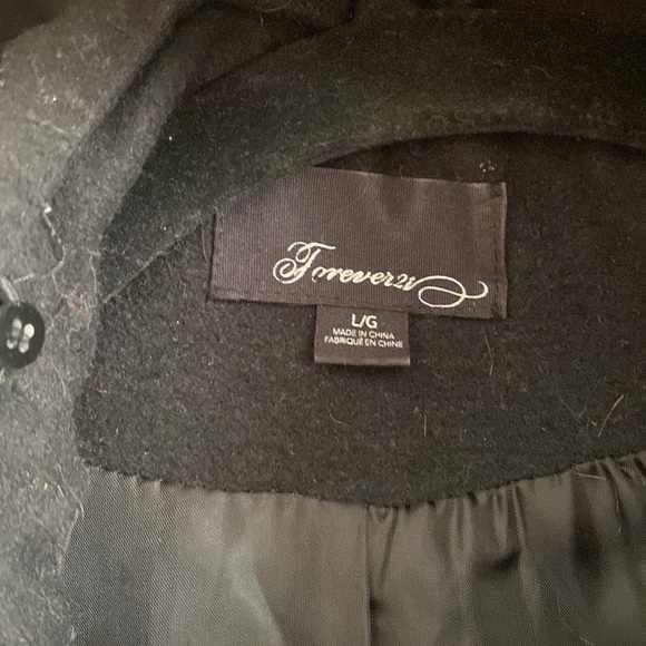 Forever21 Pea Coat - Picture 2 of 4